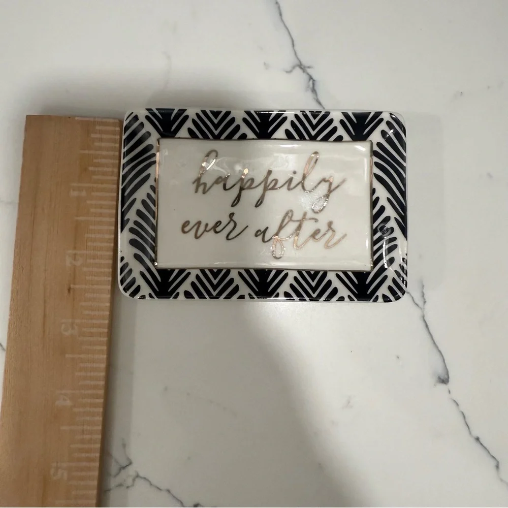 Black and White Decorative Tray